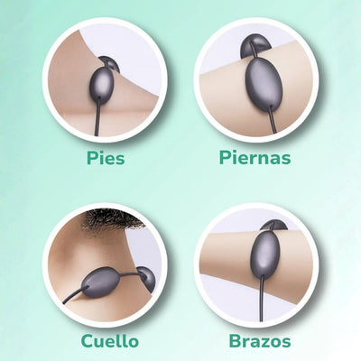 Dispositivo EMS portátil - Elimina el dolor de cuello y la mala postura con 10 minutos diarios.